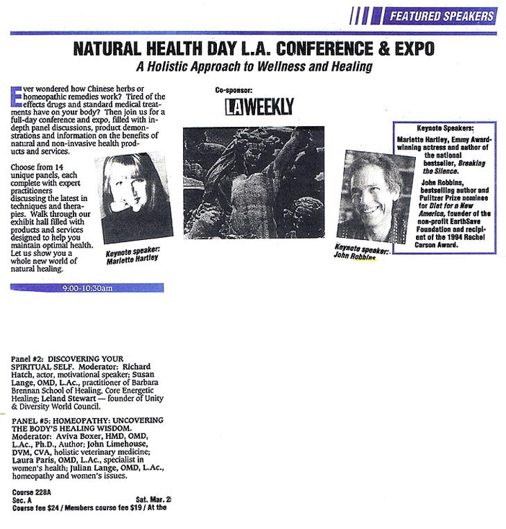 Learning Annex Workshop Description - energy healing, alternative medicine, Chinese medicine, homeopathy